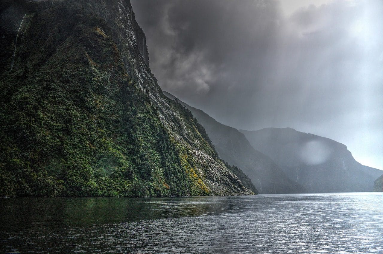 landscape, sun rays, water, nature, clouds, new zealand, silence, doubtful sound, new zealand, new zealand, new zealand, new zealand, new zealand, silence, doubtful sound